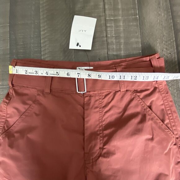 NWT A.L.C. Revolve Pants Womens Size 2 Rust Belt Pleated Pockets - Picture 12 of 14